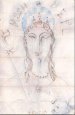 MODIGLIANI, Ritratto di Agatae (1919), Inchiostri colorati e matita su carta